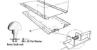 Fridge Base Plate Hardware Kit